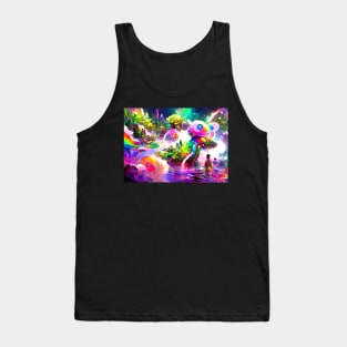 Color Globs | Rainbow Grove Tank Top